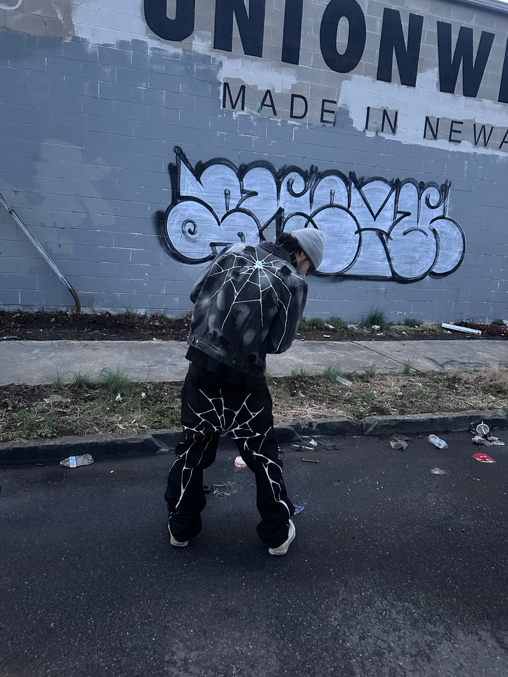 Widowed jean jacket
