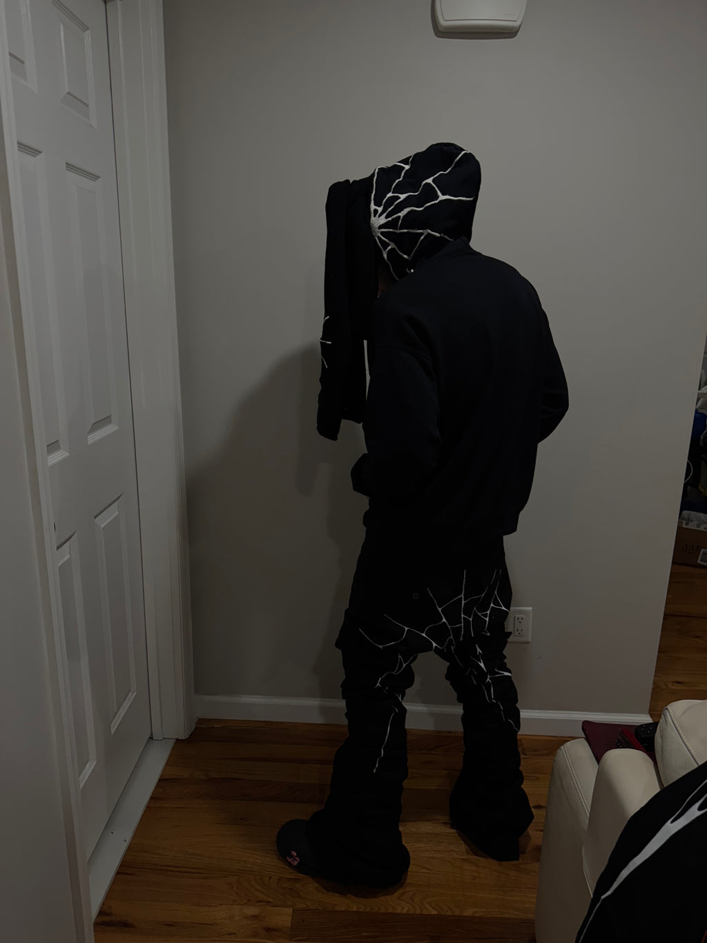 Embroidered Widow hoodie