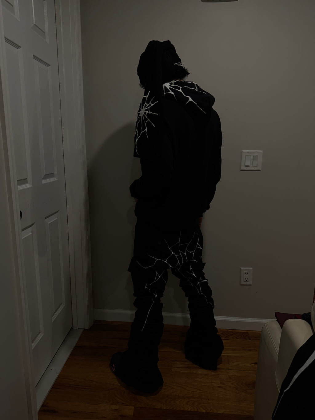 Embroidered Widow hoodie