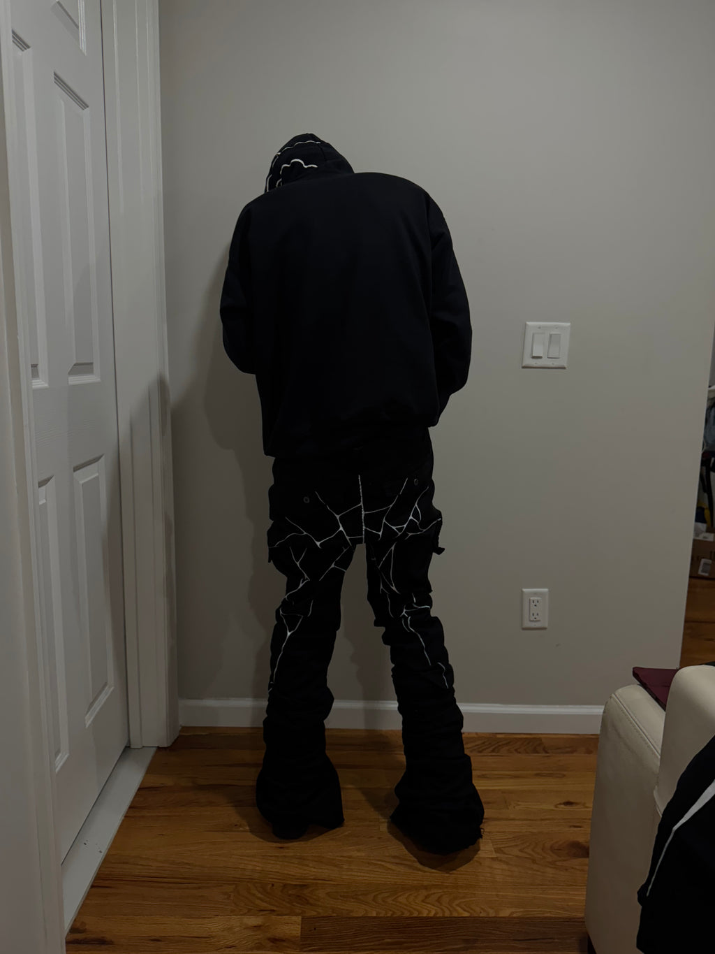 Embroidered Widow hoodie