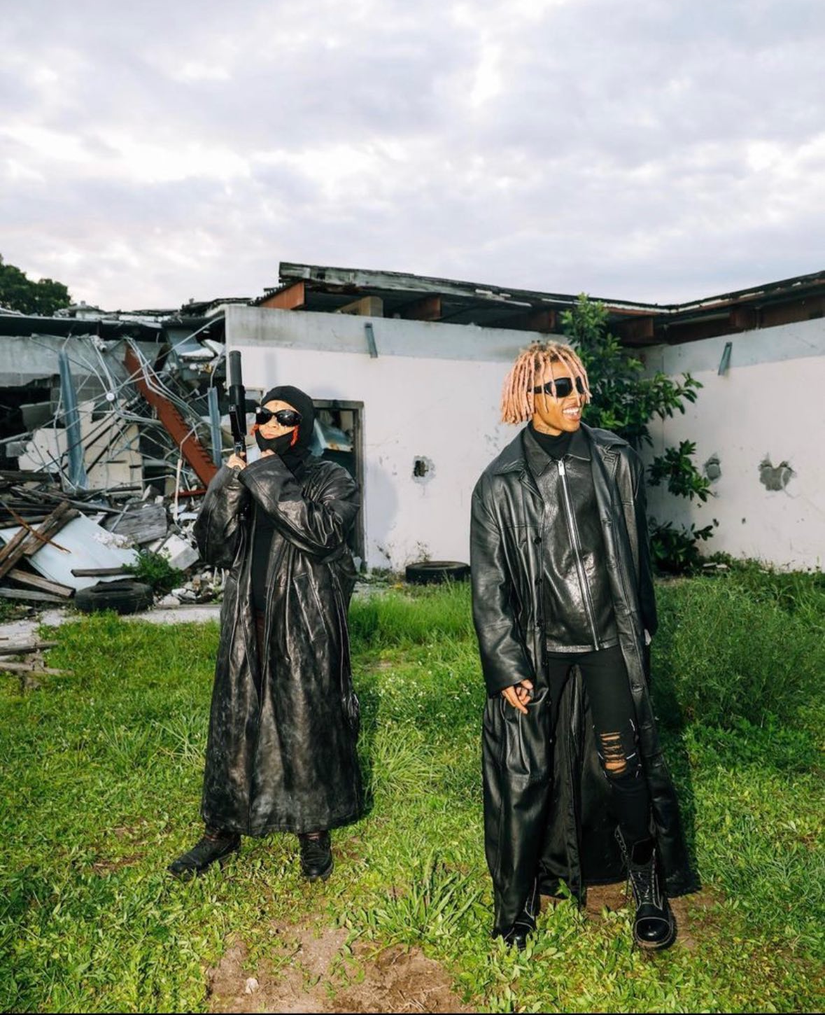 Black jeans hand painted whvte web